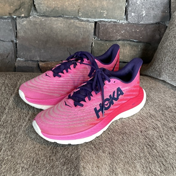 HOKA Mach 5 Profly Low Top Sneaker Raspberry/Strawberry - Picture 5 of 13